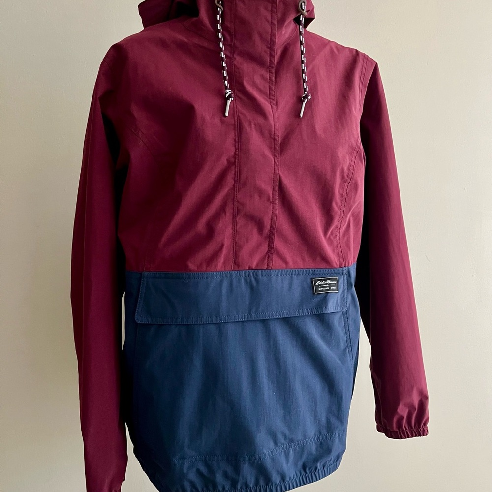 Eddie Bauer Maroon and Dark Blue Jacket